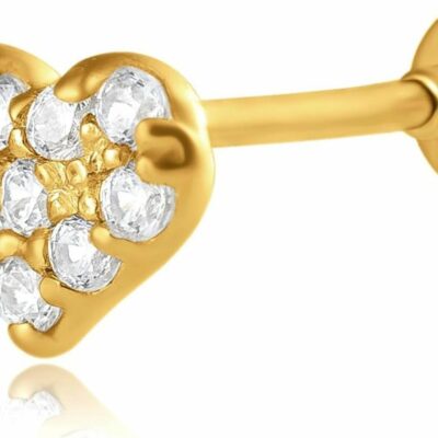 Amazon Essentials Body Piercing Studs | Amazon Collection 14K Gold Nose Pin